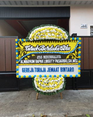 Papan Bunga Duka di Ciniru